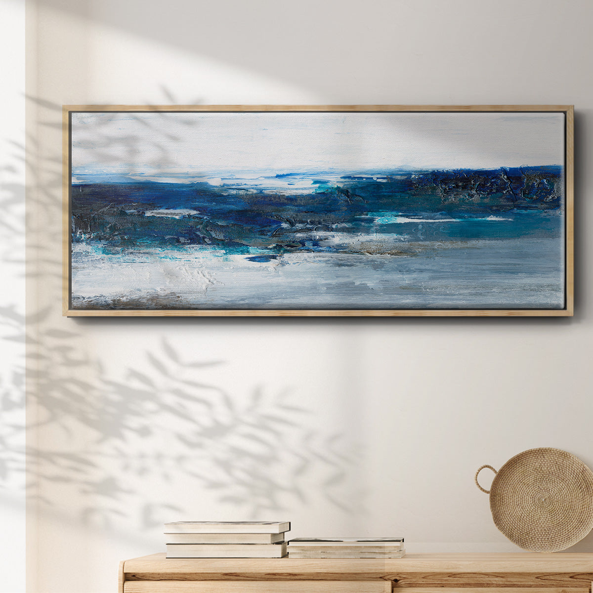 Mysterious Sea II - Floater Framed Canvas Print
