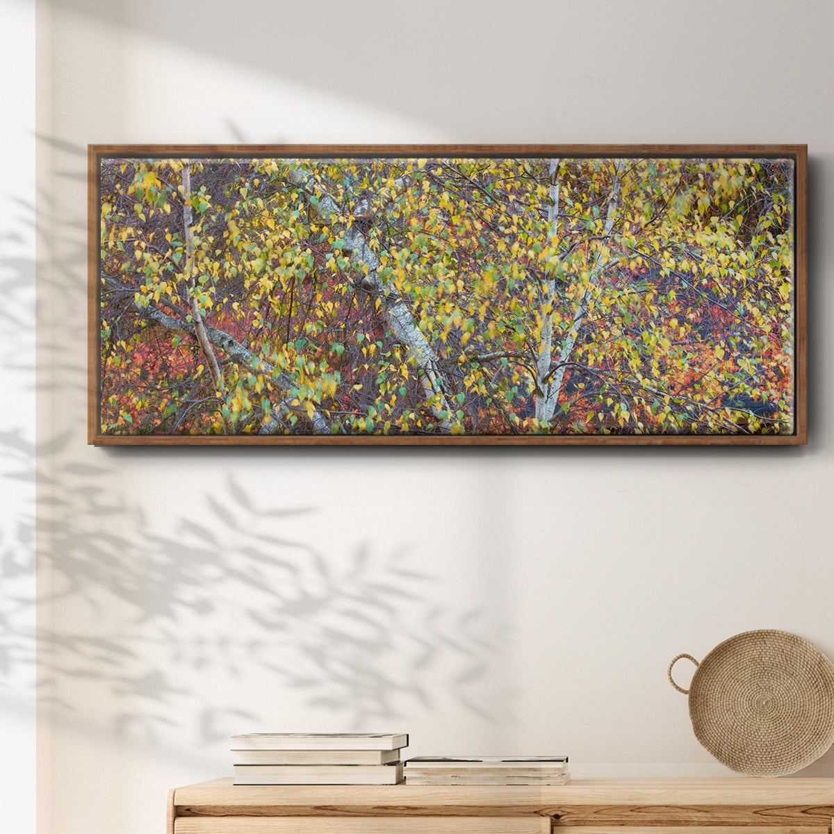 Tree Panorama IV - Floater Framed Canvas Print
