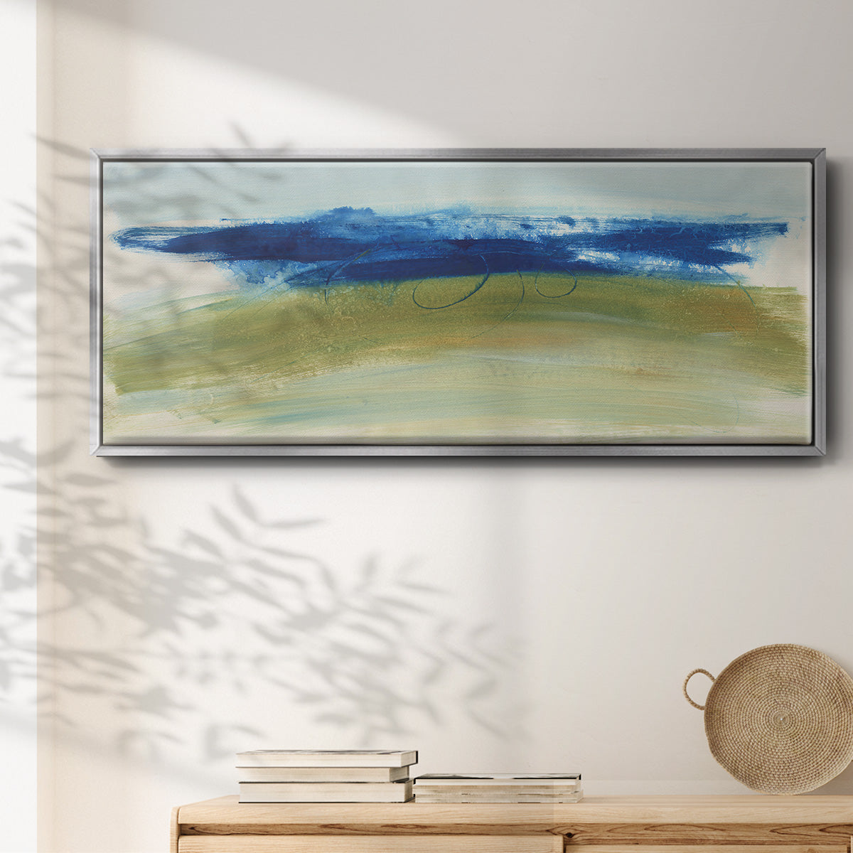 Mirages I - Floater Framed Canvas Print