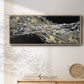 Mistral III in Black - Floater Framed Canvas Print