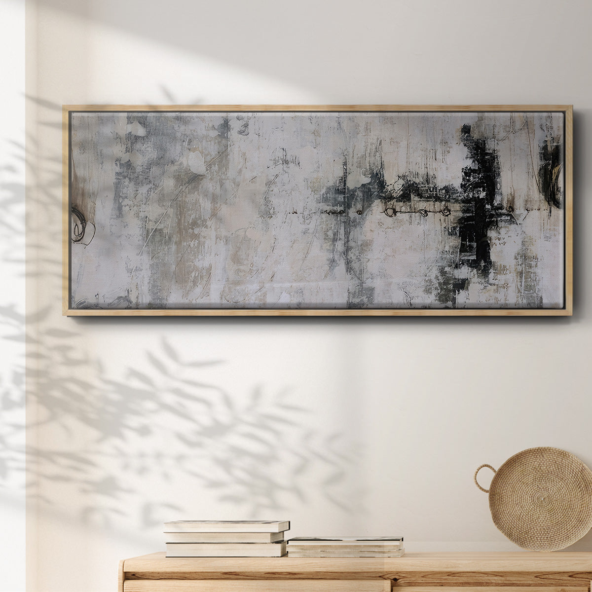 Icarus - Floater Framed Canvas Print