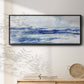Soft Ocean Waters II - Floater Framed Canvas Print