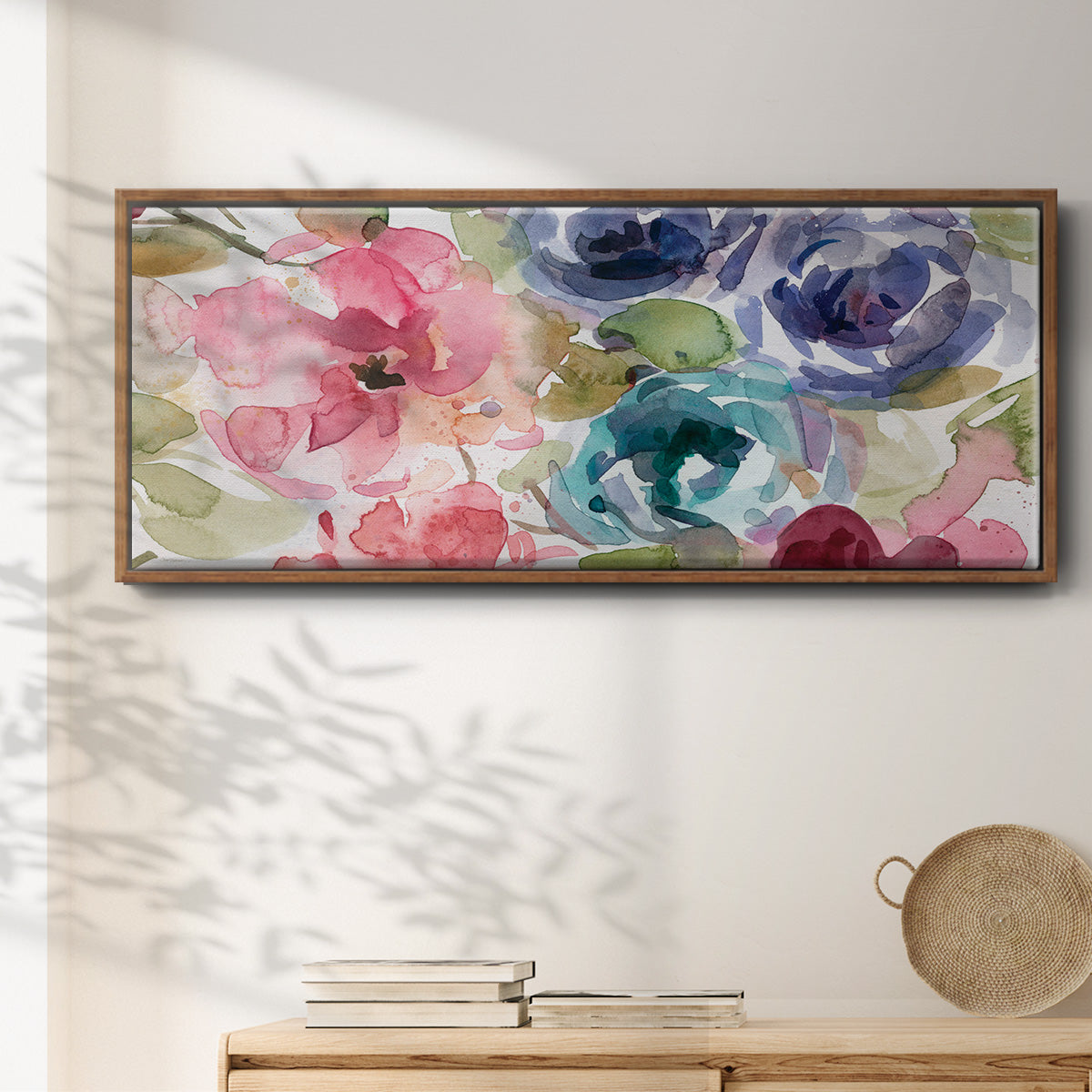 Garden Palette II - Floater Framed Canvas Print