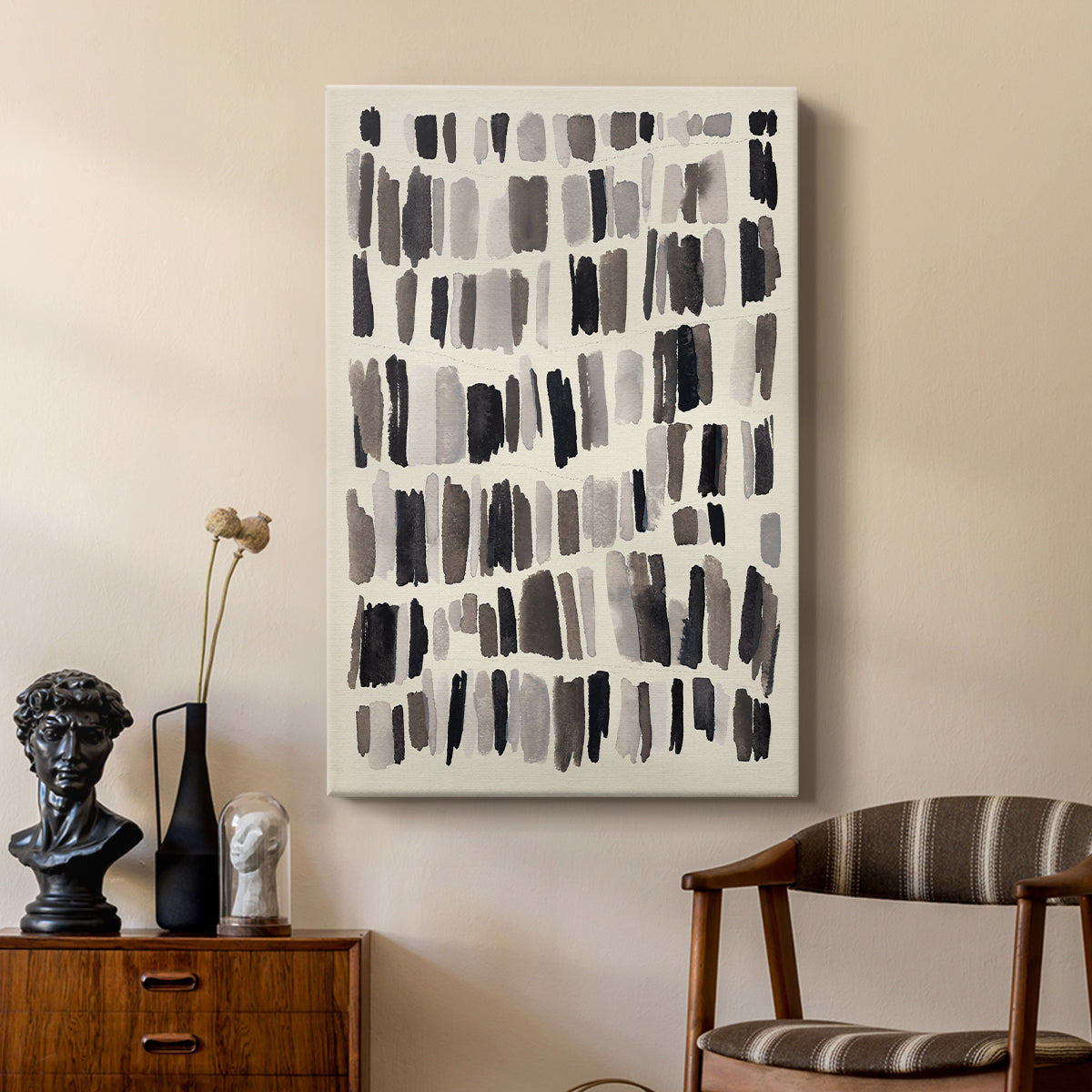 Chalk and Flint II - Canvas Art Print