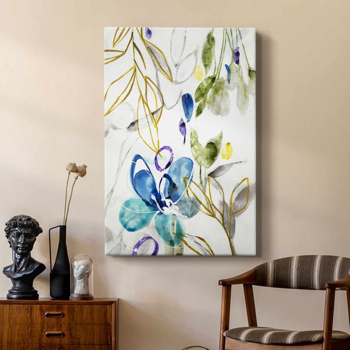 On A Whim I - Canvas Art Print