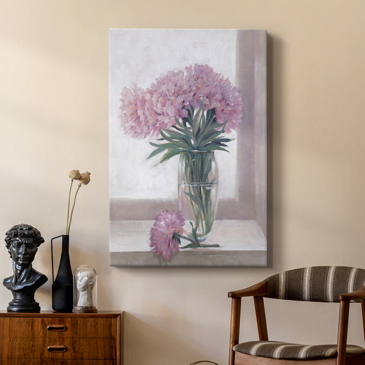 Windowsill Floral I - Canvas Art Print