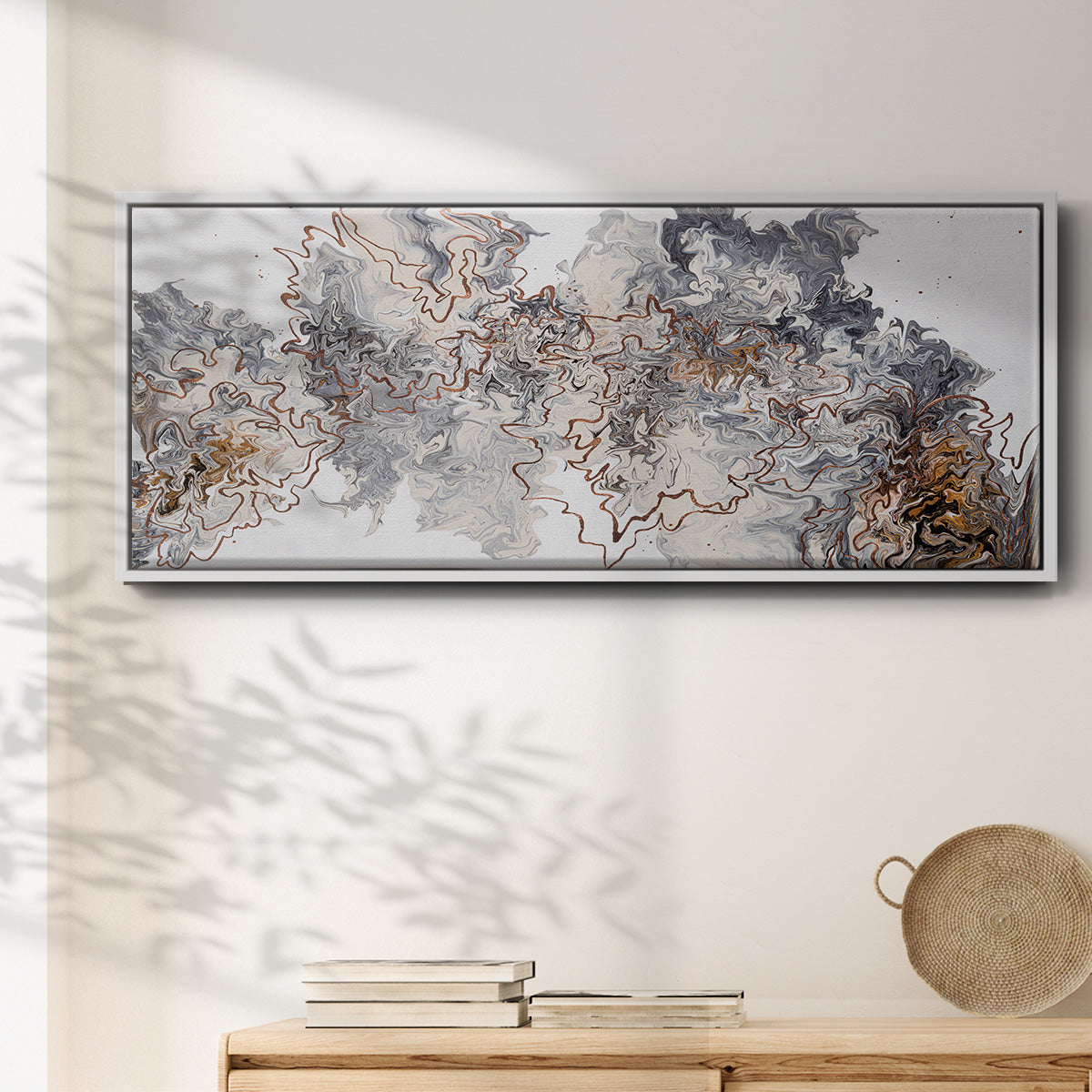 Stay on the Trail - Floater Framed Canvas Print