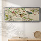 Grateful Thankful Blessed Birds - Floater Framed Canvas Print