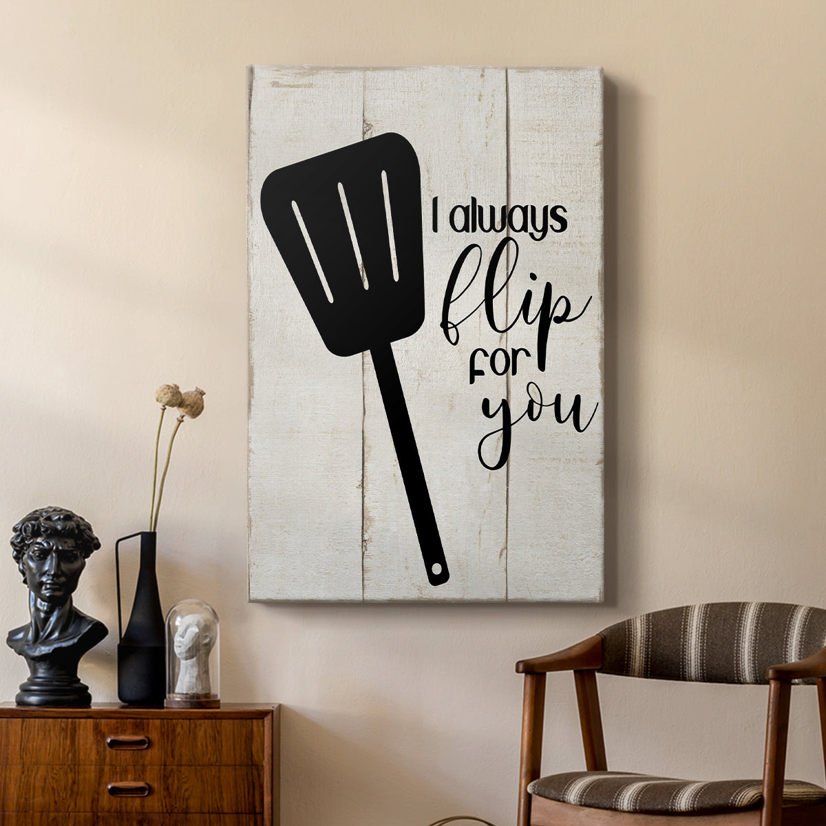 Flip For You - Canvas Art Print