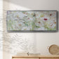 Jardin Blanc - Floater Framed Canvas Print