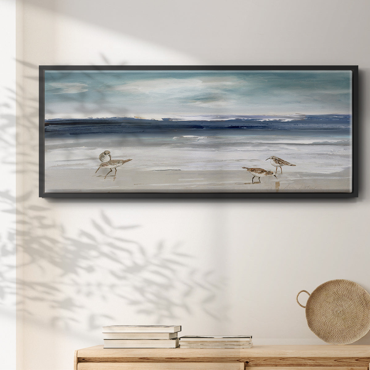 Sandpiper Bay - Floater Framed Canvas Print