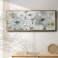 Garden Glitter III - Floater Framed Canvas Print
