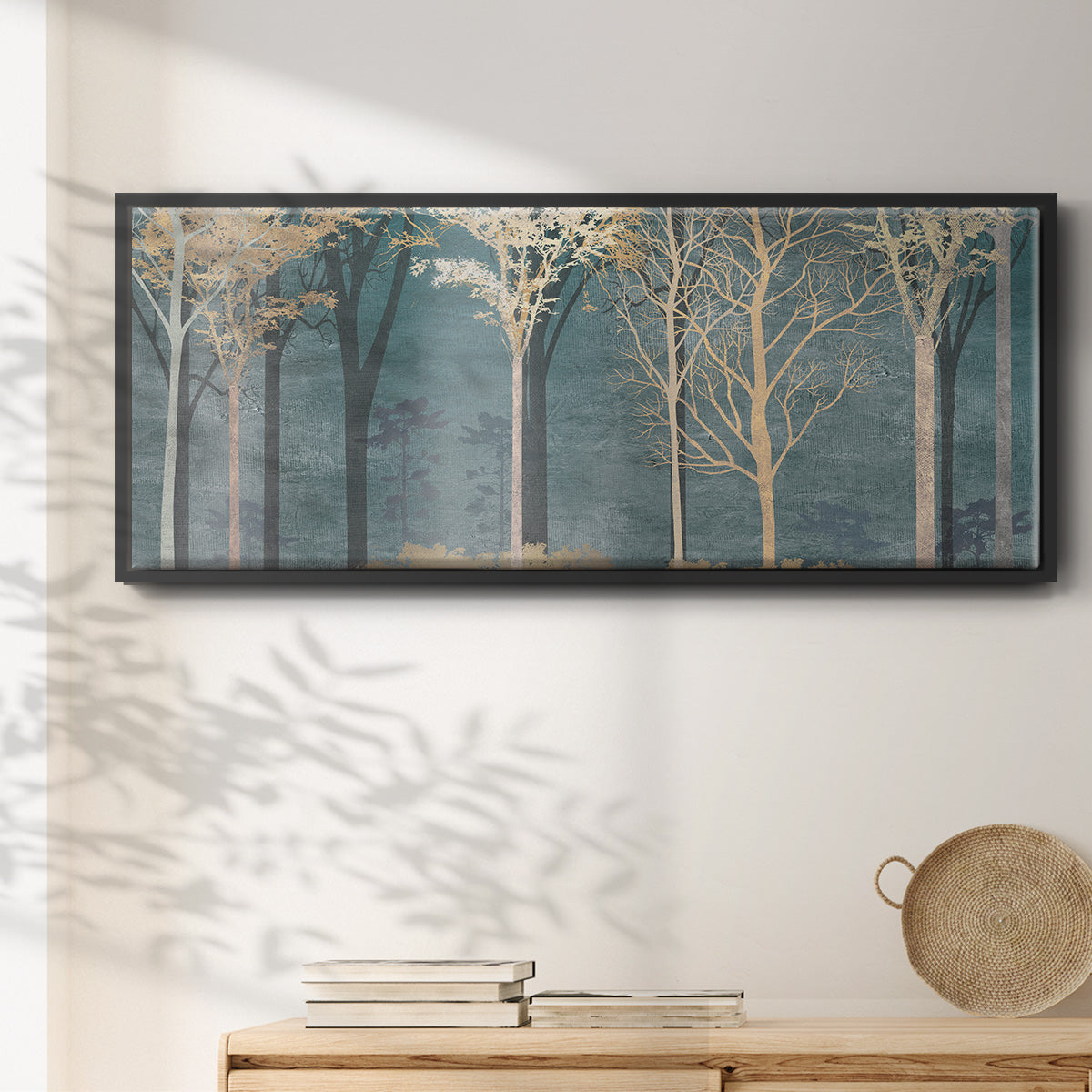 Into the Woods - Floater Framed Canvas Print