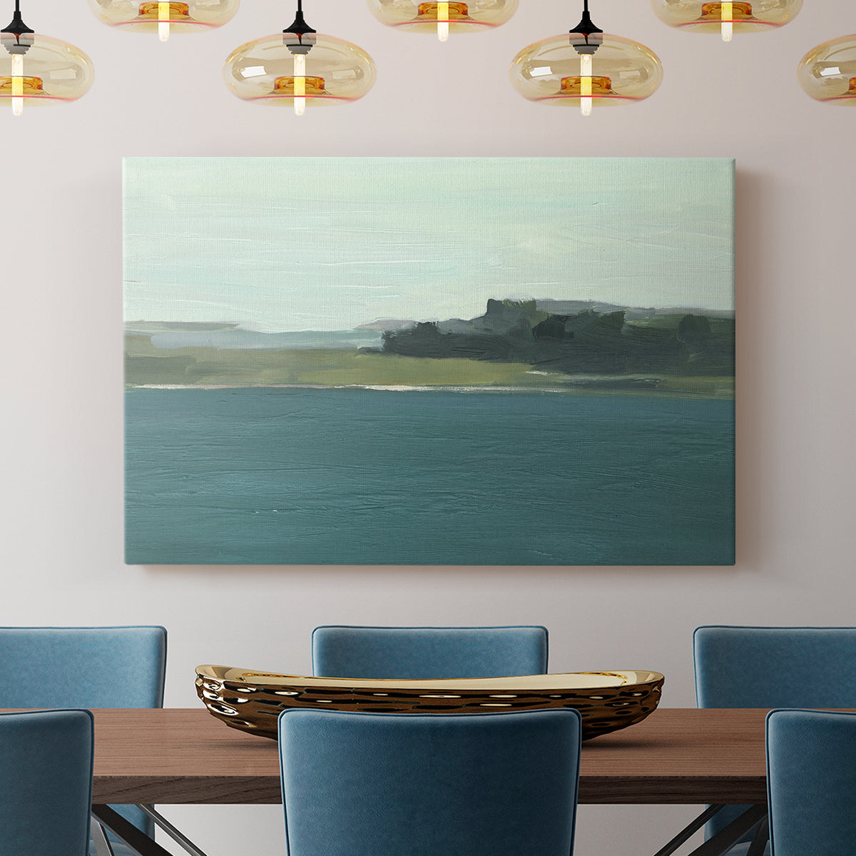 Calming Lake View II - Canvas Art Print