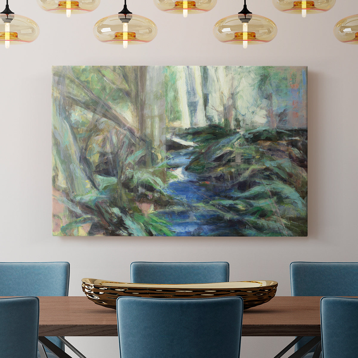 Rambling Blues - Canvas Art Print