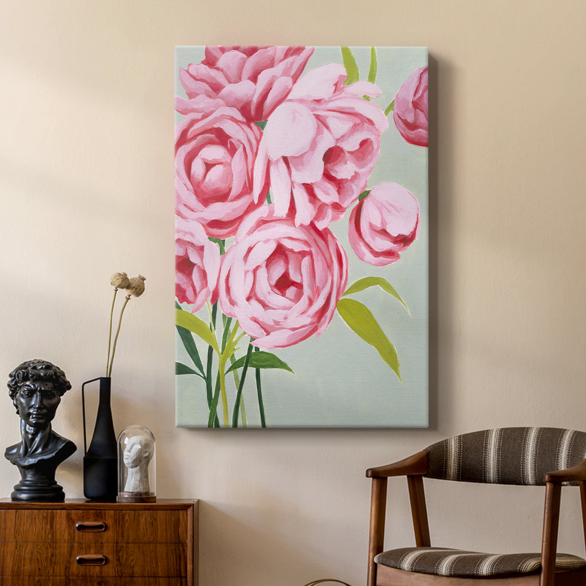 This Year's Peonies II - Canvas Art Print