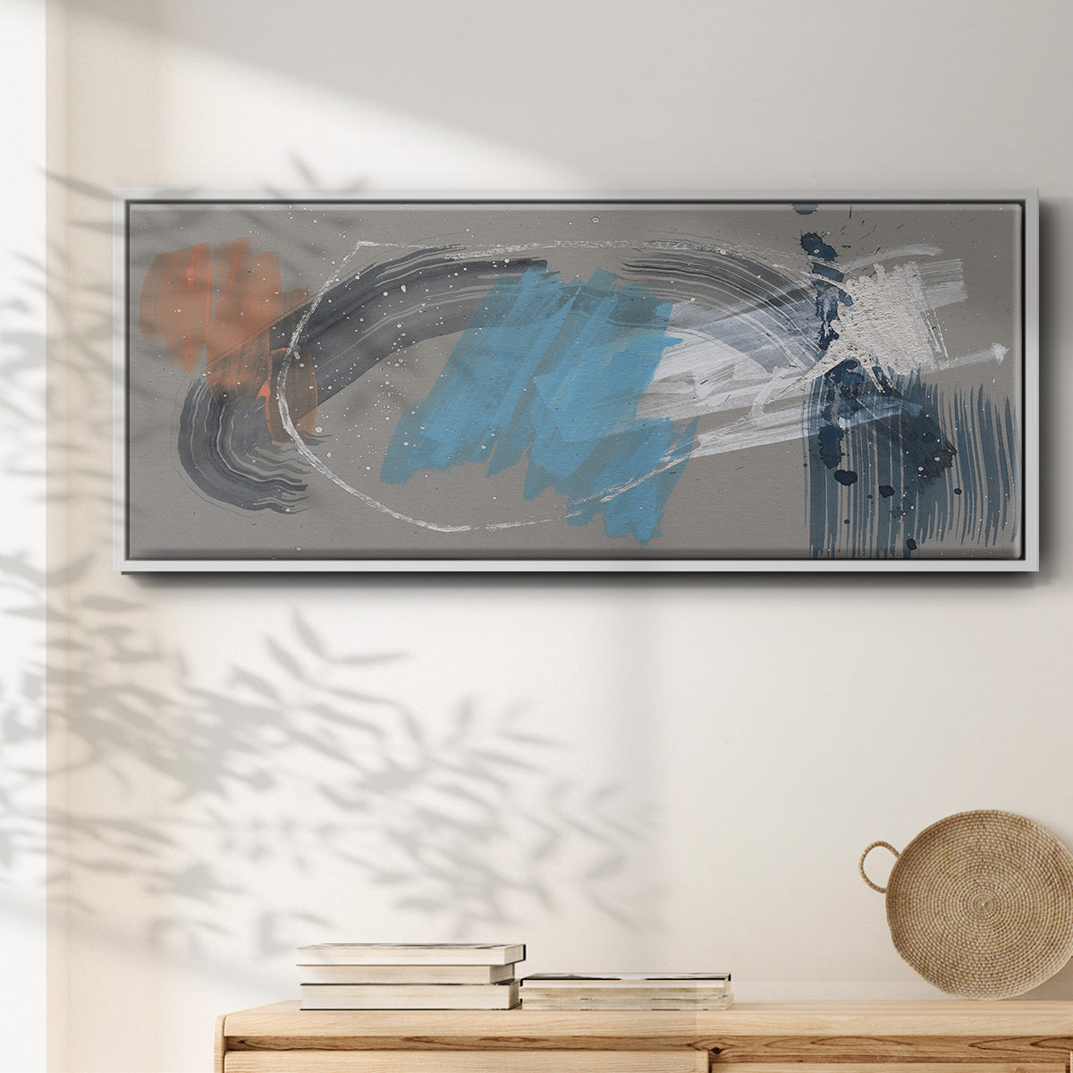 Whimsical Marks II - Floater Framed Canvas Print