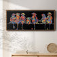 Fun Monkeys - Floater Framed Canvas Print