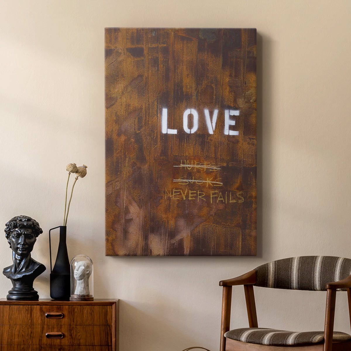 Love Never Fails I - Canvas Art Print