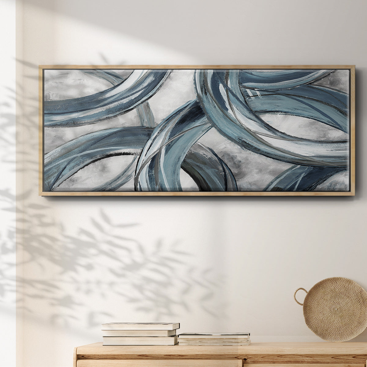 Ring Around - Floater Framed Canvas Print