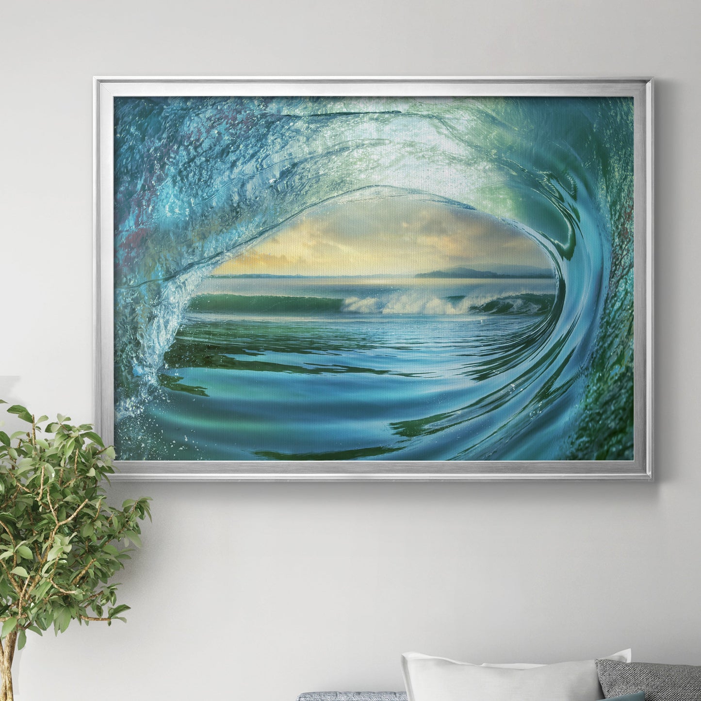 Big Wave Premium Classic Framed Canvas - Ready to Hang