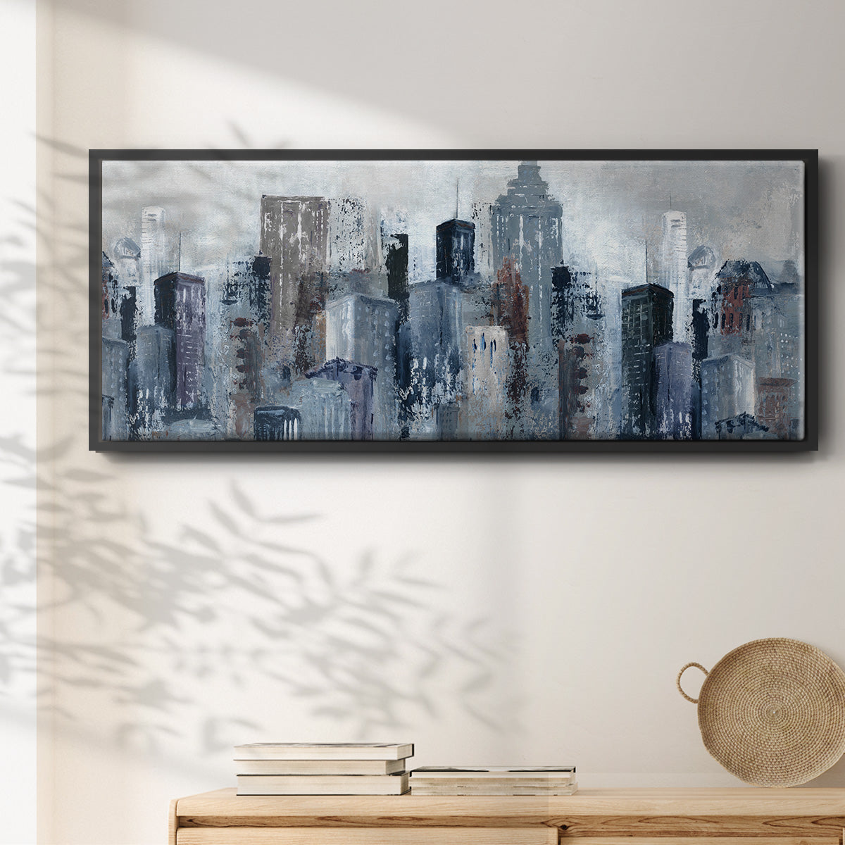 City Mood - Floater Framed Canvas Print