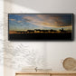 Sunlit Horses V - Floater Framed Canvas Print