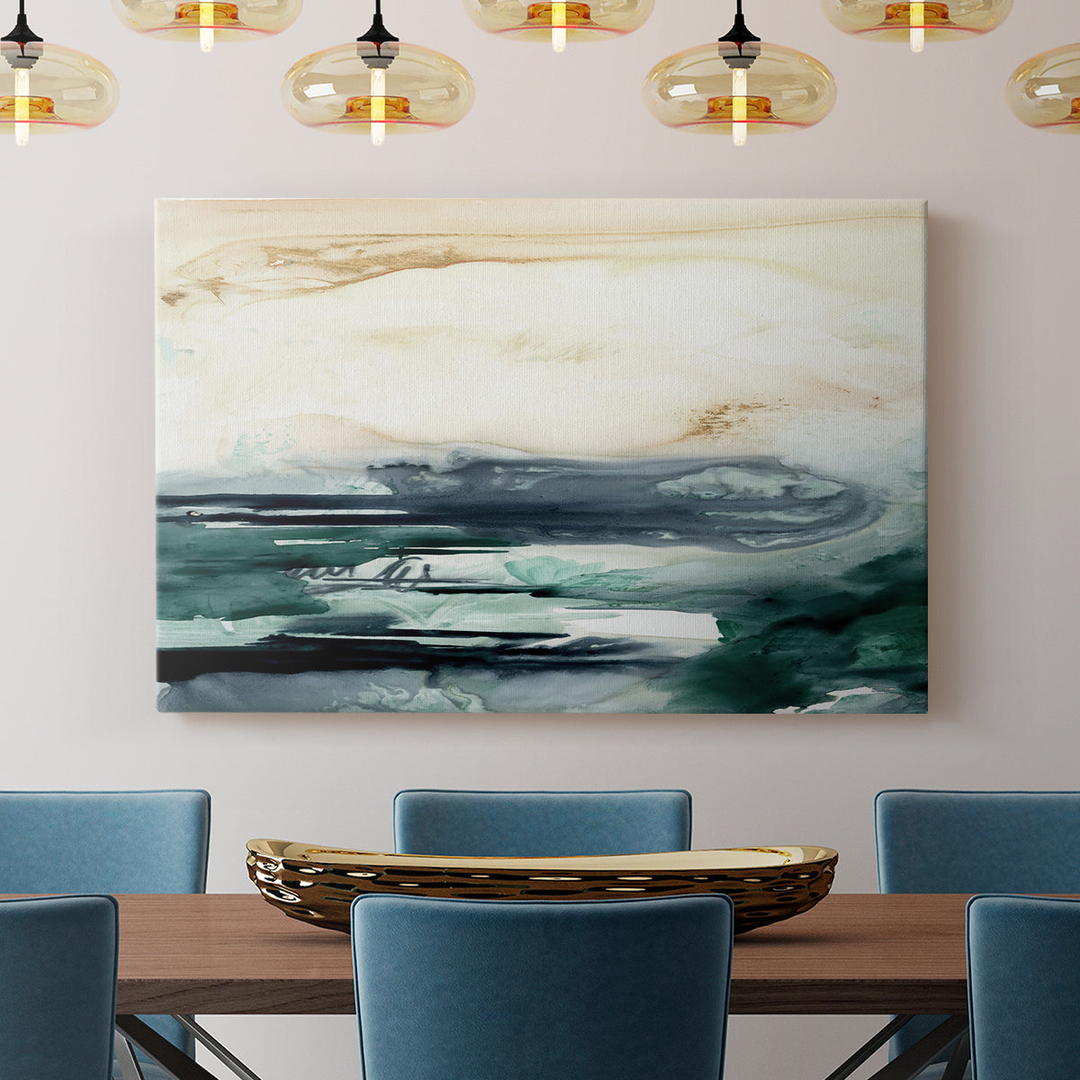 Sea Foam Flow II - Canvas Art Print