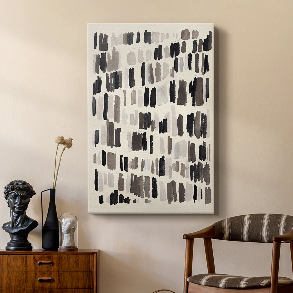 Chalk and Flint I - Canvas Art Print