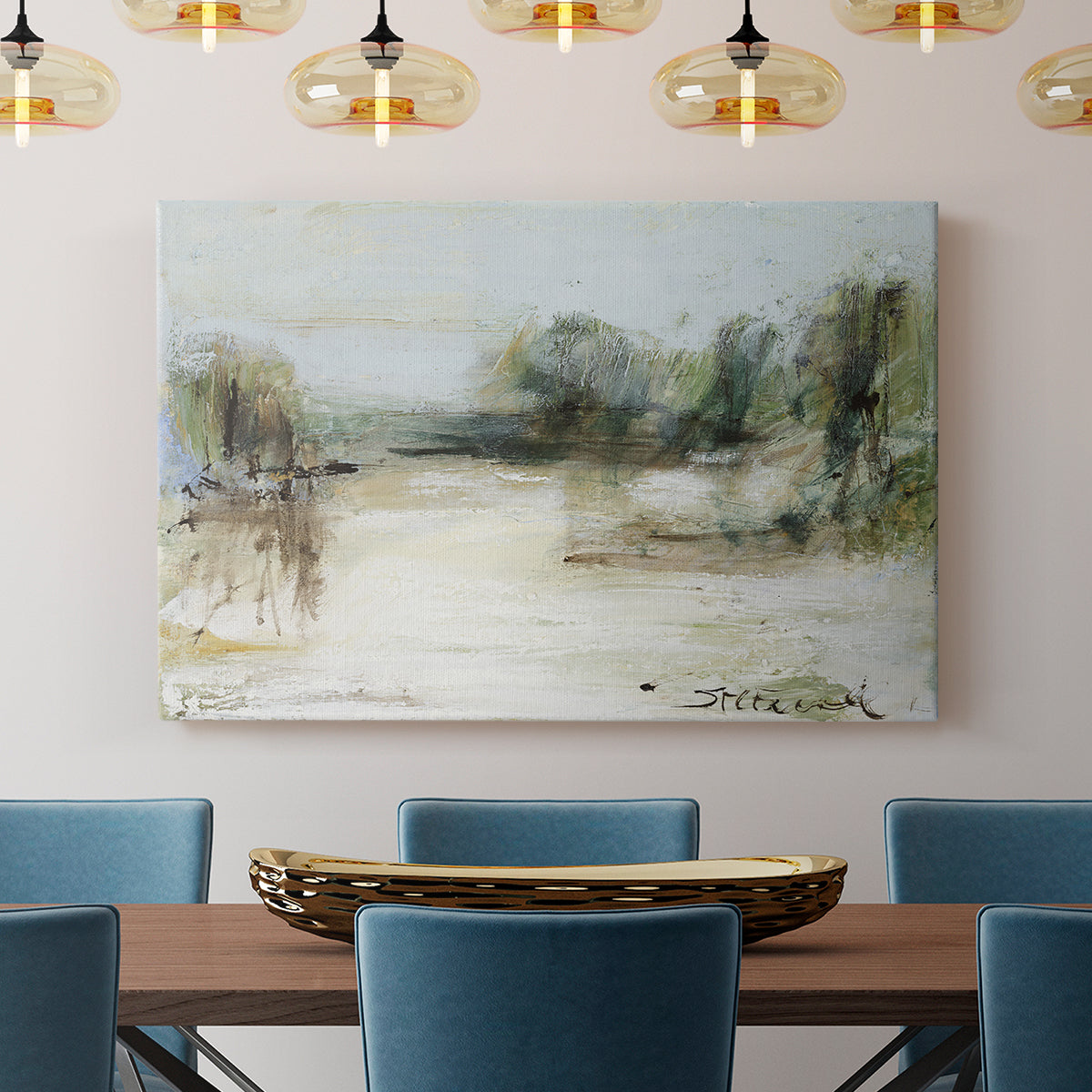 Wintery Horizon III - Canvas Art Print