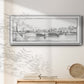 Pont du Carroussel - Floater Framed Canvas Print