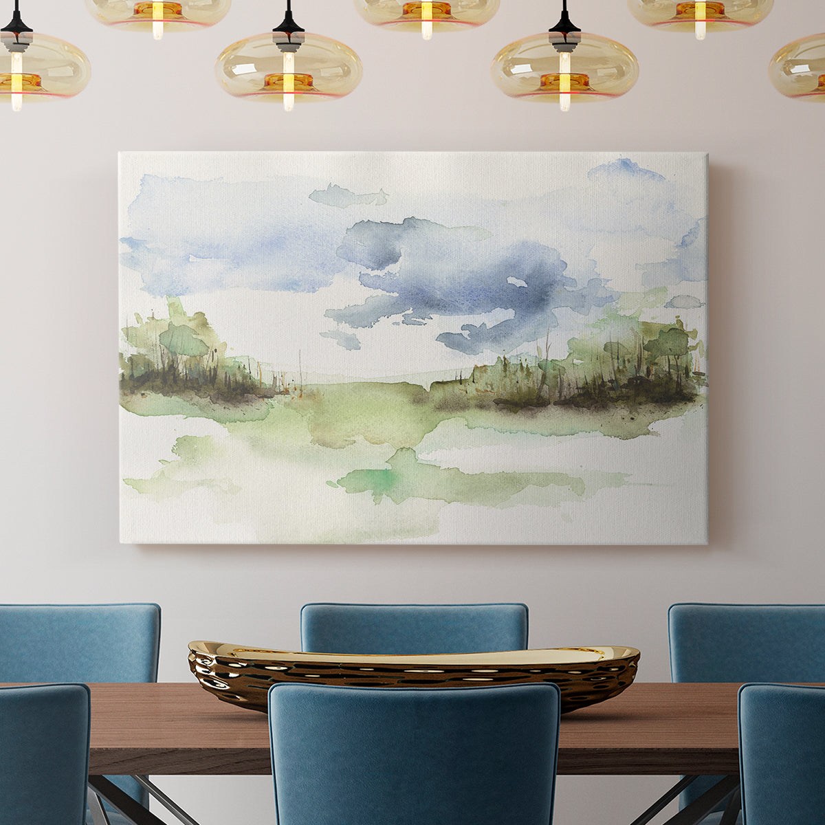 Brush Thickets I - Canvas Art Print