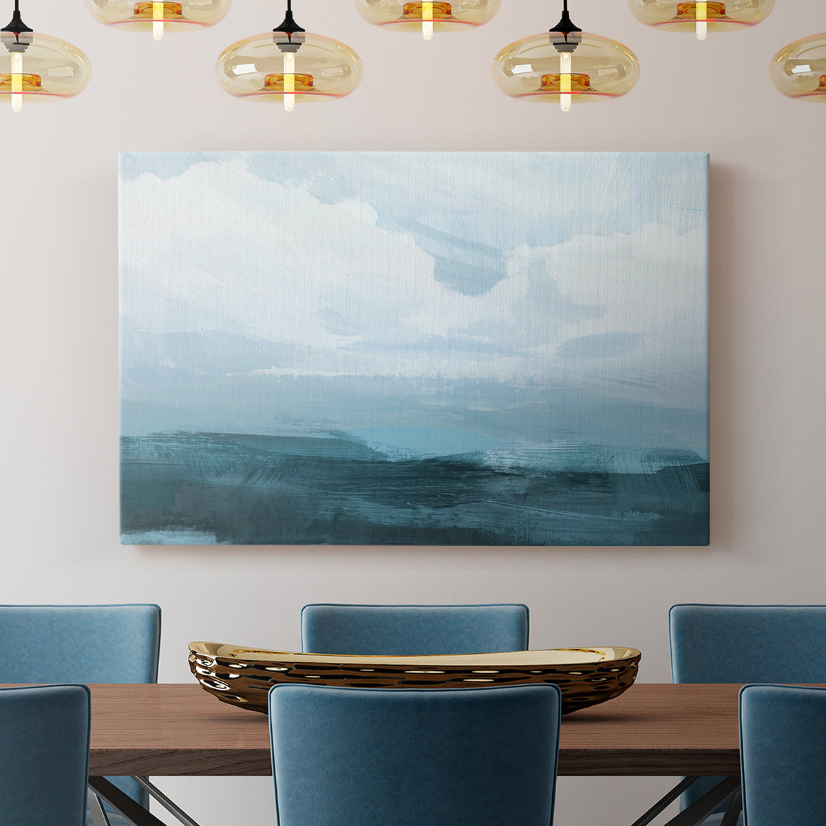 Azure Rising III - Canvas Art Print