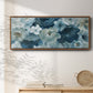 Blue on Blue - Floater Framed Canvas Print