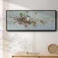 Woodpecker in Winter - Floater Framed Canvas Print