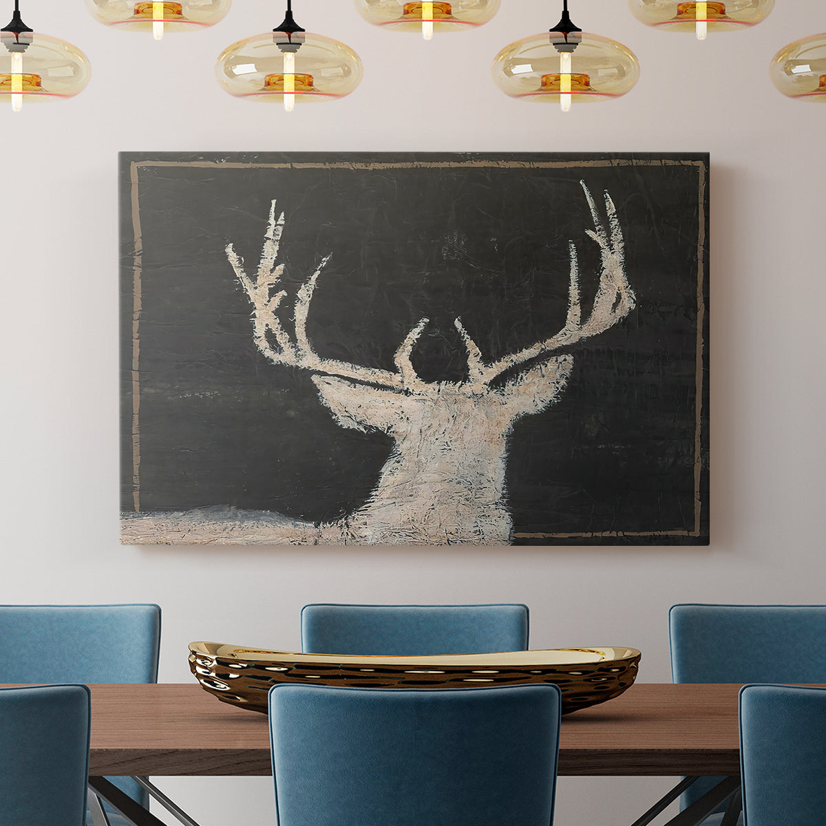 Brow Tine Deer II - Canvas Art Print