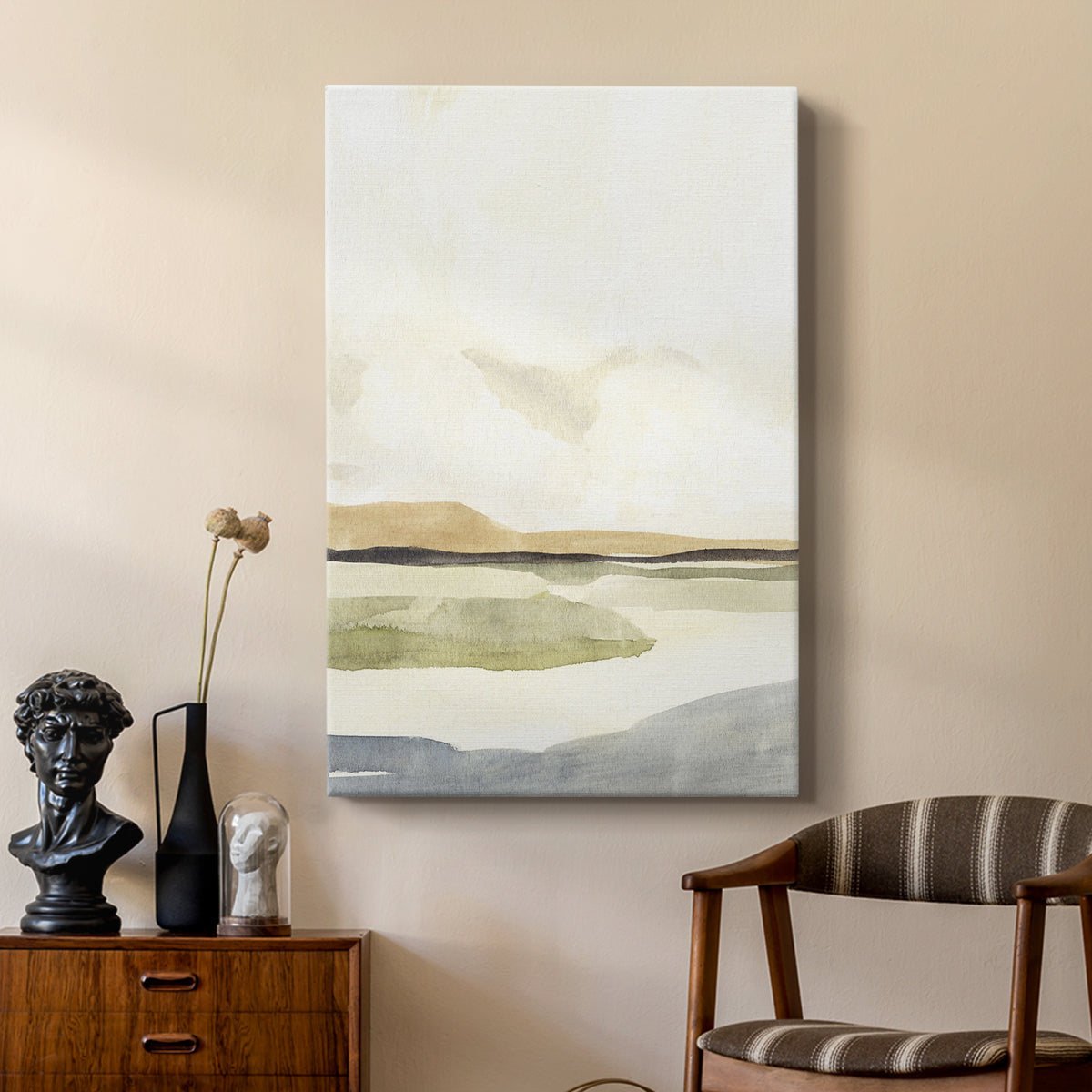 Slate Movement IV - Canvas Art Print