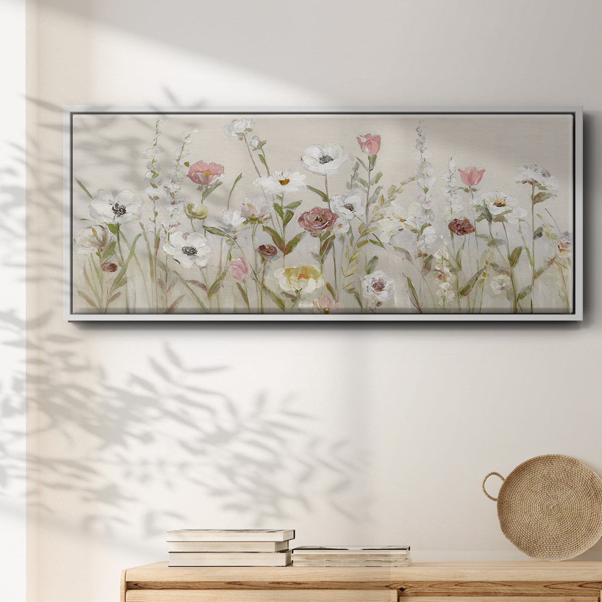 Bloomin Around - Floater Framed Canvas Print