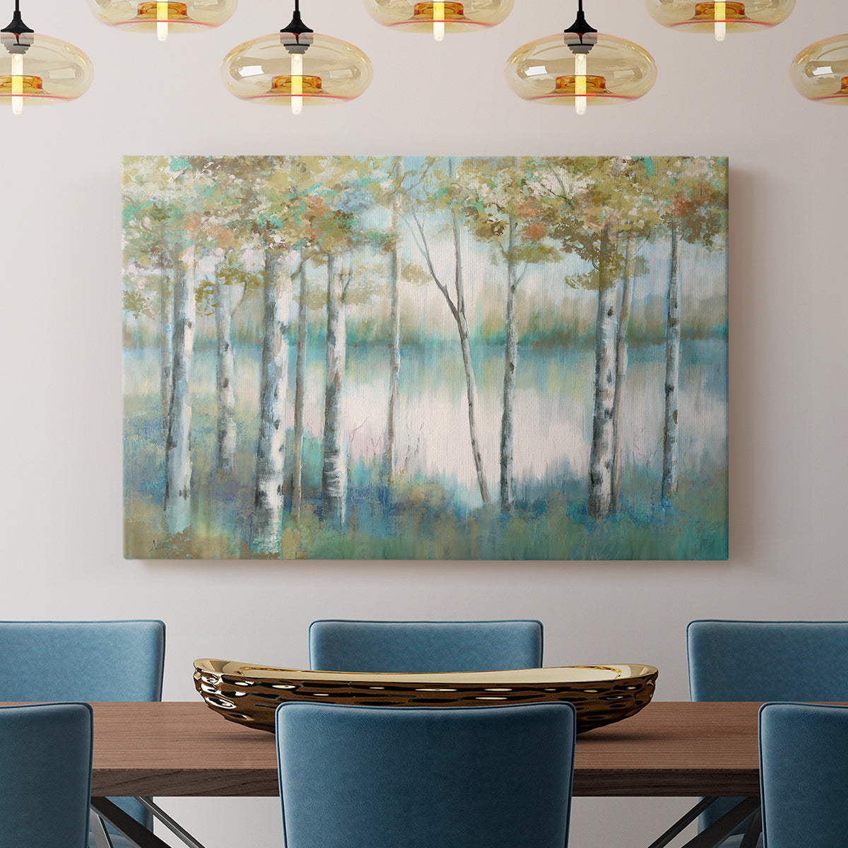 Aspen Lake - Canvas Art Print
