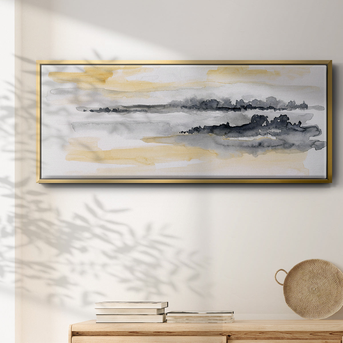 Whispering Wind II - Floater Framed Canvas Print