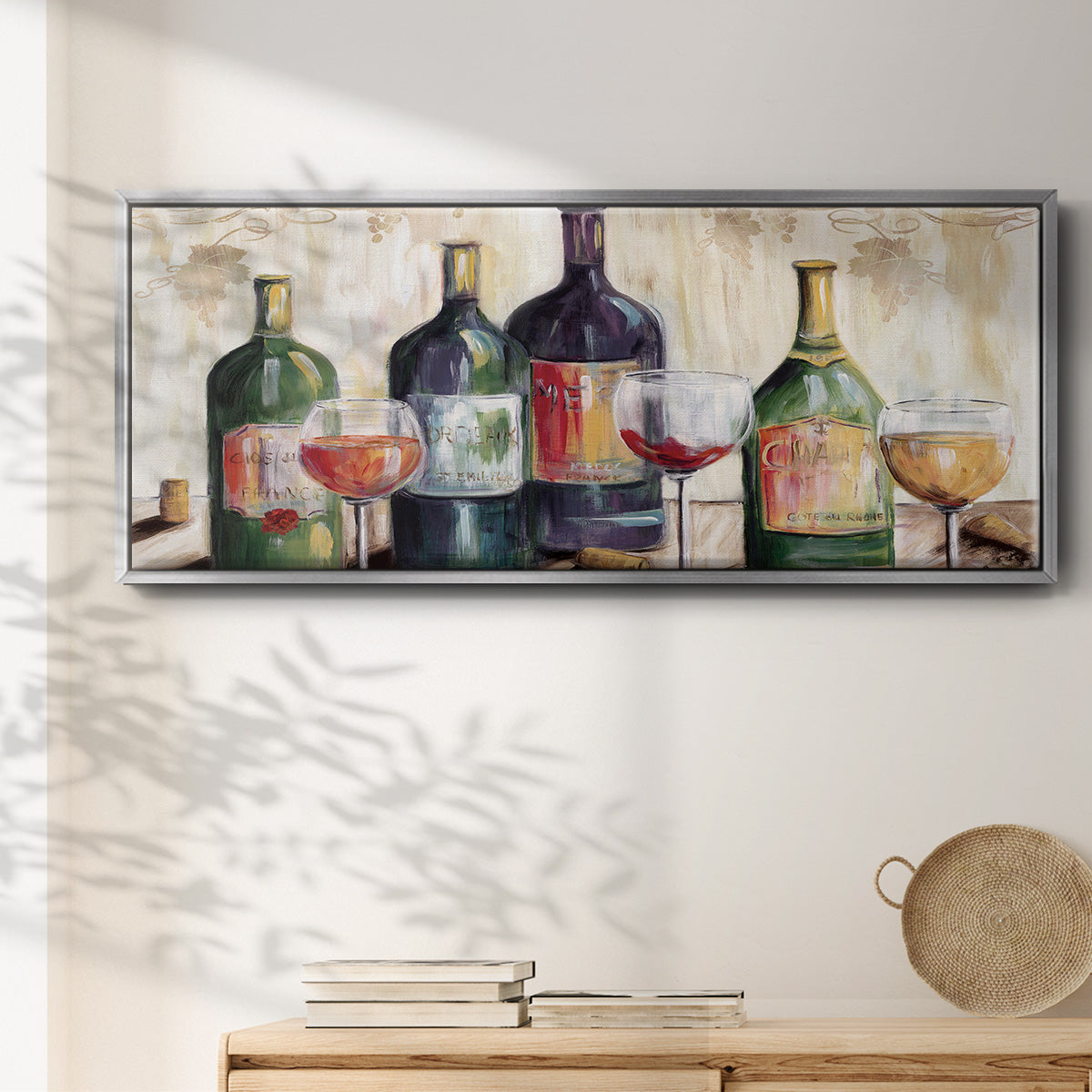 The Dinner Party - Floater Framed Canvas Print