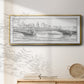 Pont Mirabeau - Floater Framed Canvas Print