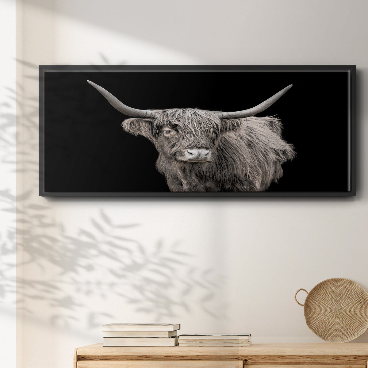 It's a Mooood I - Floater Framed Canvas Print