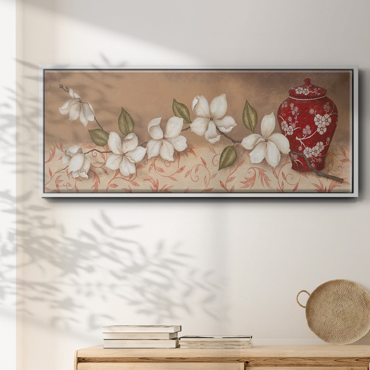 Mantle Masterpiece II - Floater Framed Canvas Print
