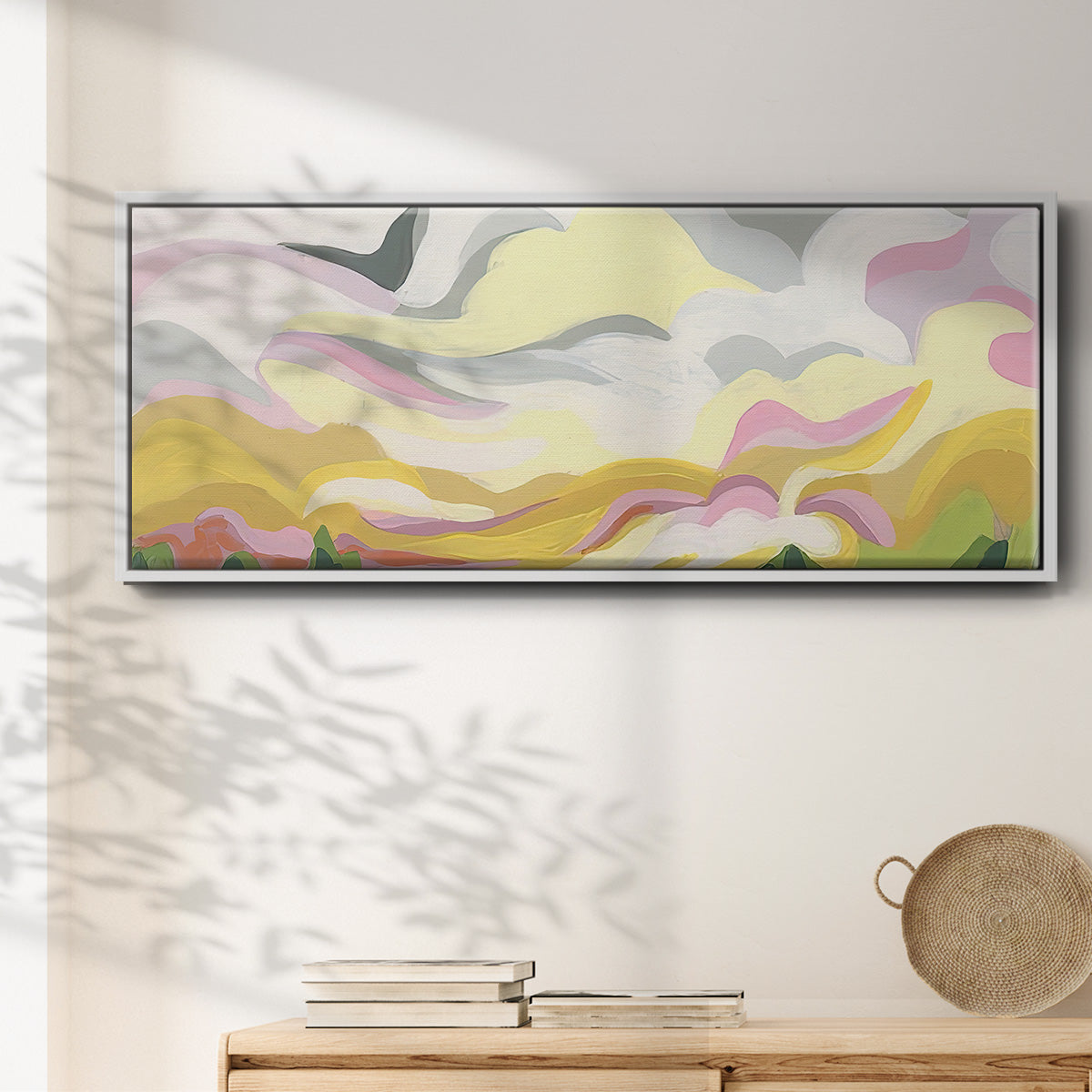 Valley Swirl II - Floater Framed Canvas Print