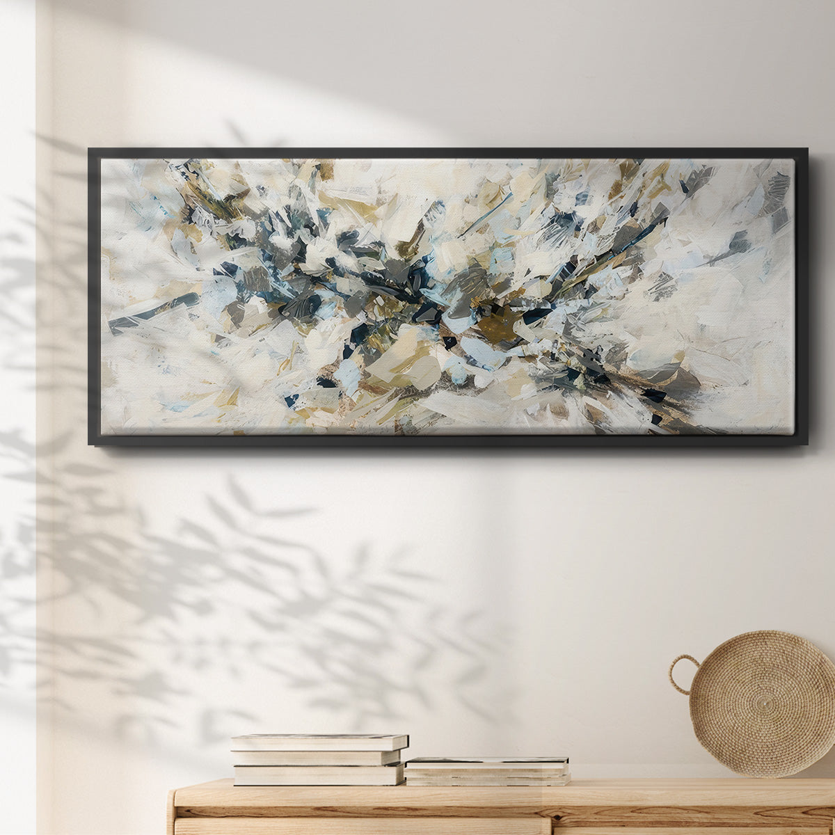 Rising Falcon - Floater Framed Canvas Print