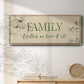 Family Together - Floater Framed Canvas Print