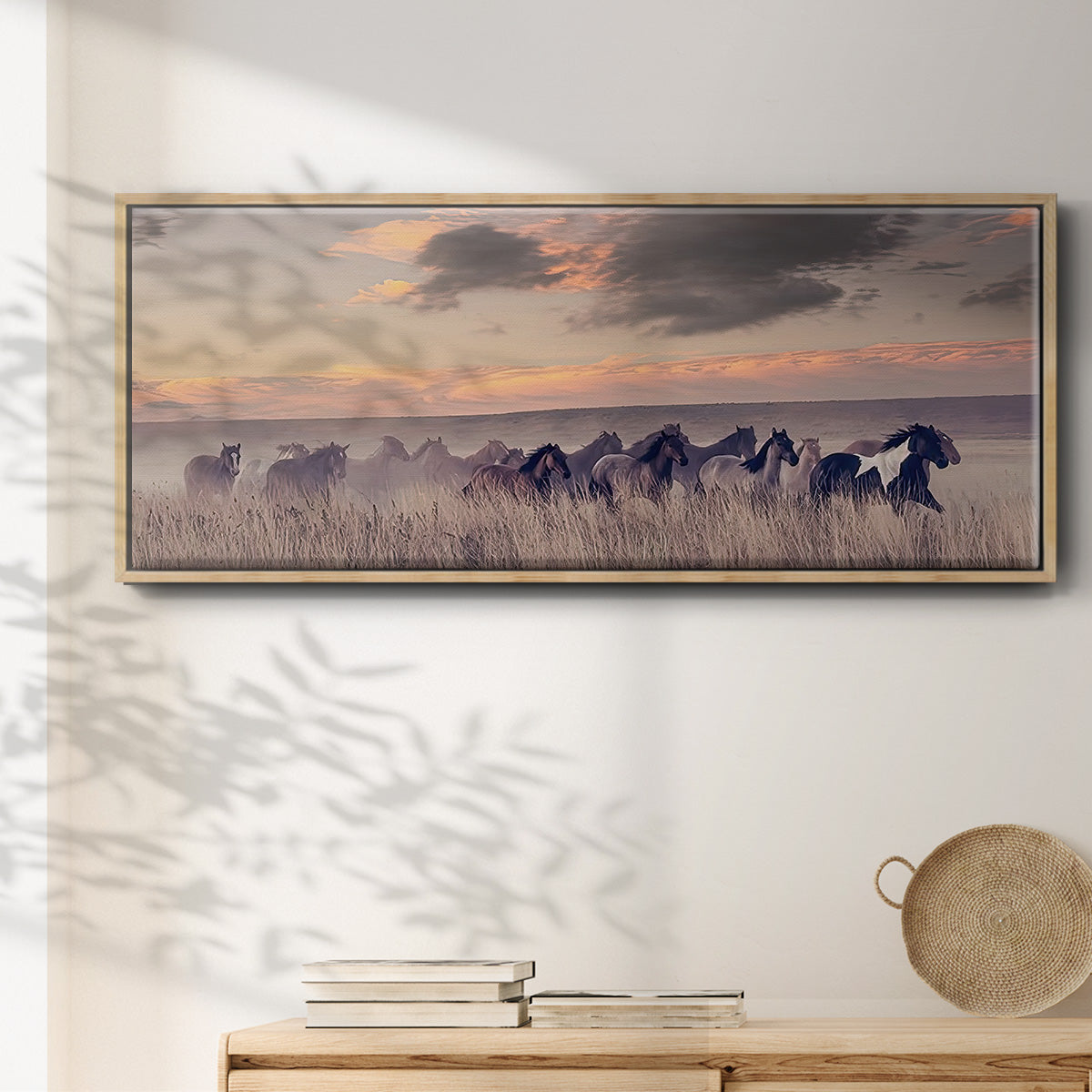 Wild and Free II - Floater Framed Canvas Print