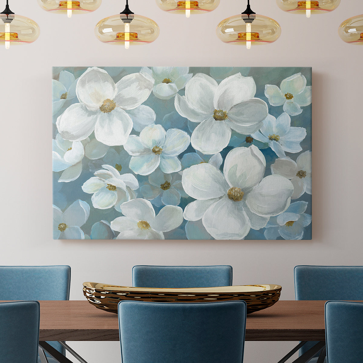 White Expression - Canvas Art Print