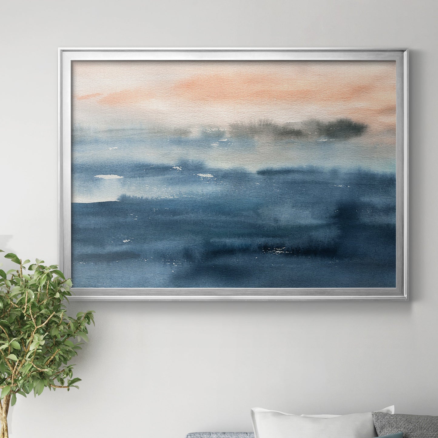 Lake Sunrise Premium Classic Framed Canvas - Ready to Hang